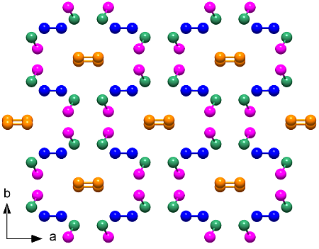 The crystal structure of the ζ-N2 phase of molecular nitrogen